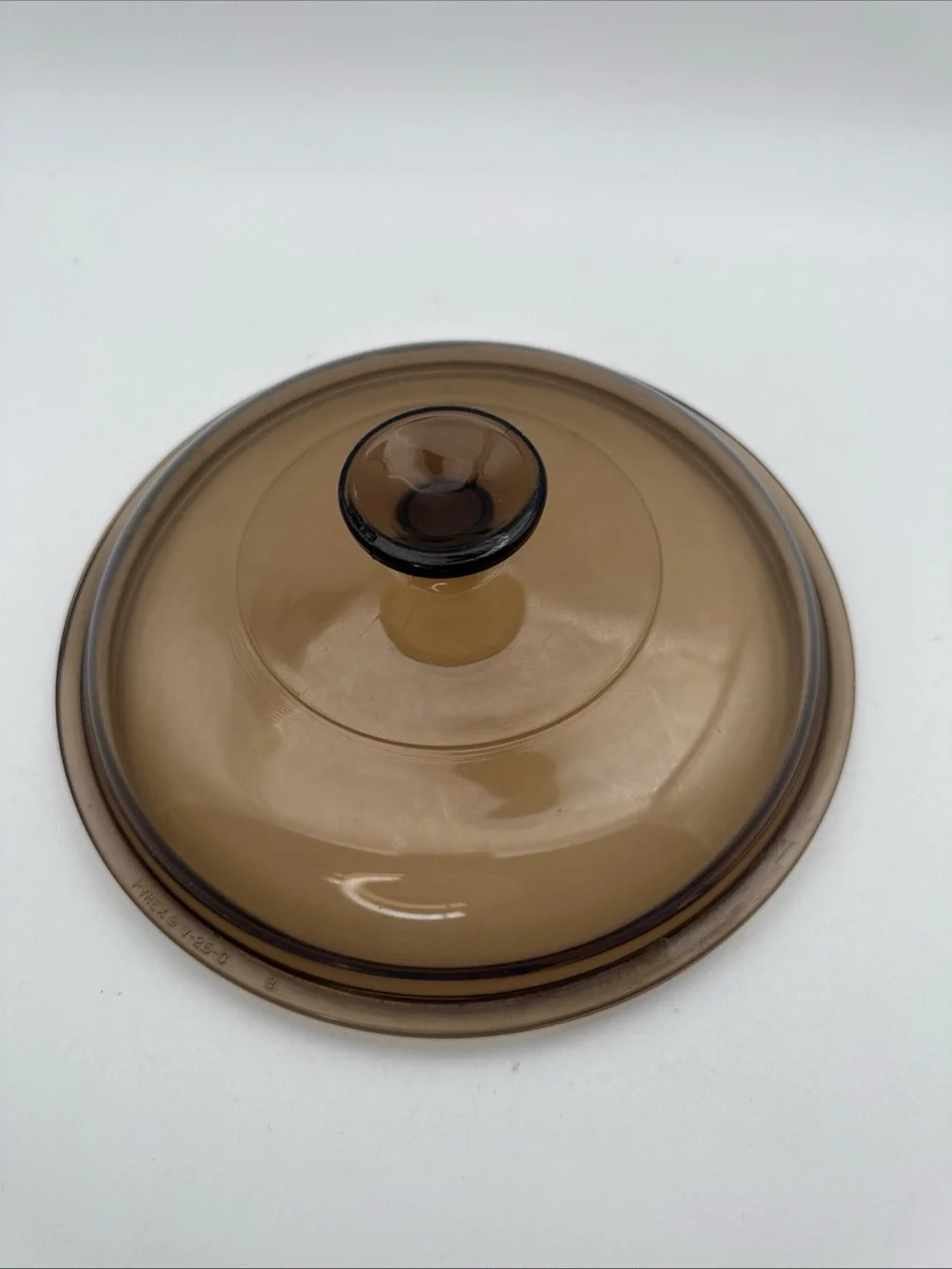 Corning Ware Visions Amber Glass Pyrex Cookware 2.5L Sauce Pan Pot w/ Pyrex Lid